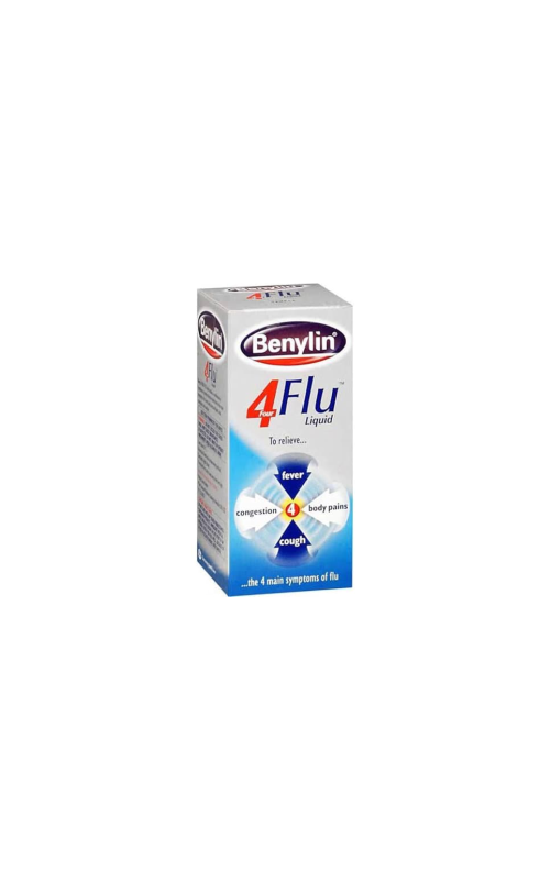 Benylin 4 Flu Syrup 100 ml