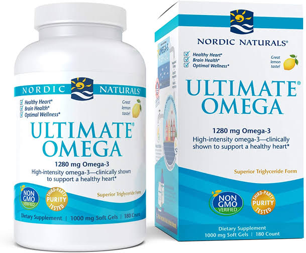 Nordic Natural Ultimate Omega 1280 Omega 3 60 Softgels