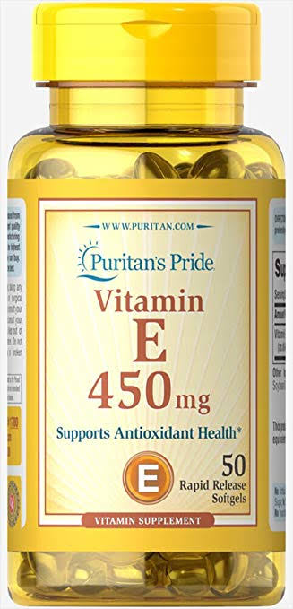 Puritan's Pride Vitamin E 1000IU 50 Softgel 