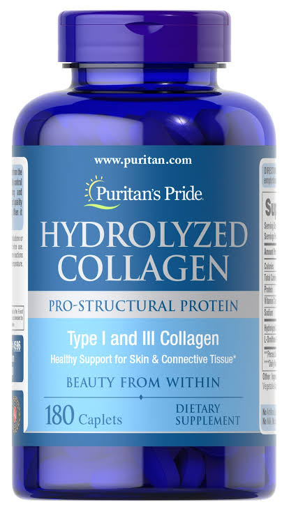 Puritans Pride Hydrolyzed Collagen 180 Caplets 