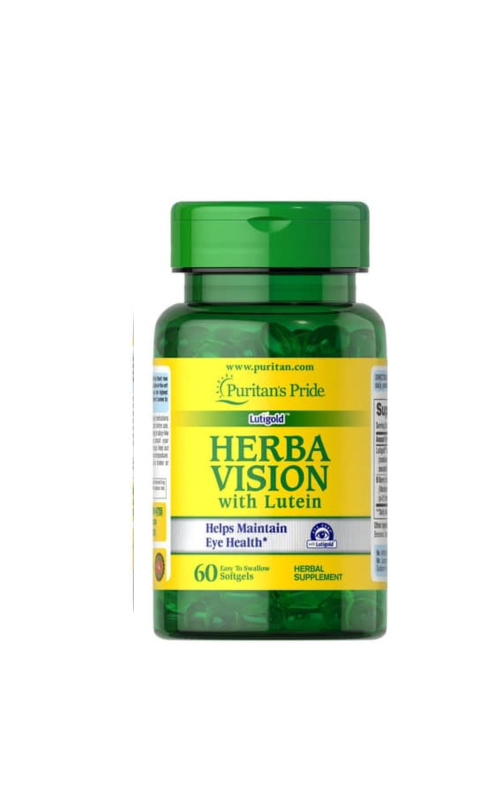 Puritans Pride Herba Vision with Lutein 60 Softgels