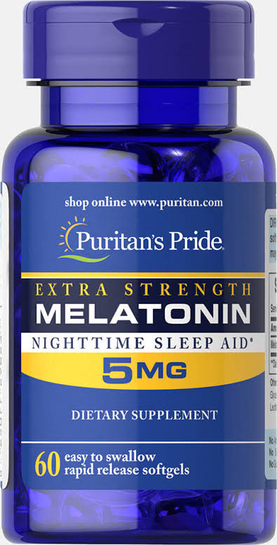 Puritan's Pride Melatonin 5mg 60 Softgel 