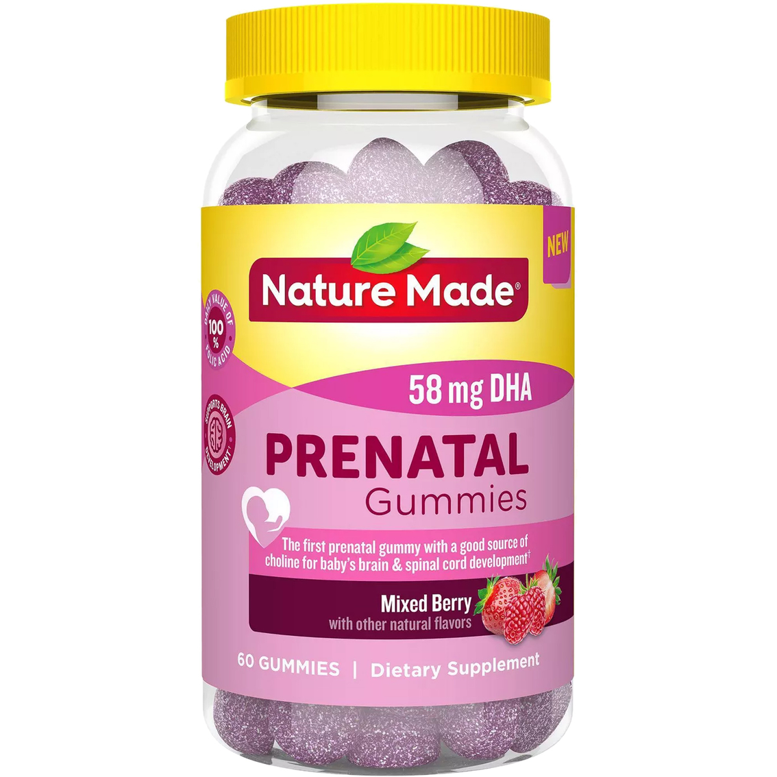 Nature Made Prenatal Gummies 60 Gummies 