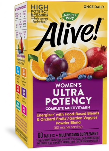 Alive! Once Daily Womens Ultra Potency Multivitamin 60 Tablet 