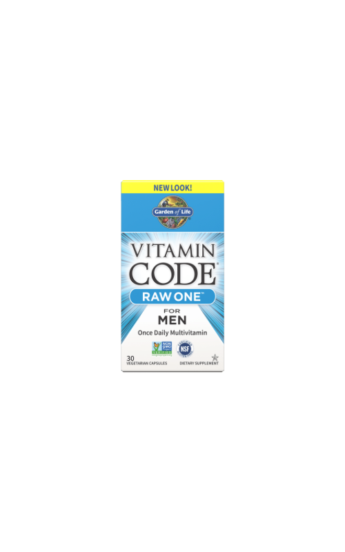 Garden Of Life Vitamin Code Raw One for Men 30 Capsules