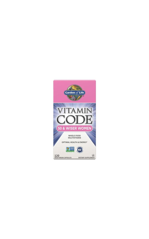 Vitamin Code 50 & Wiser Women 120 Capsules 