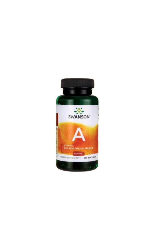 Swanson Vitamin A 10000IU 250 Softgels