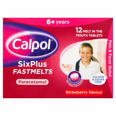 Calpol SixPlus Fastmelts - 6 Tablets