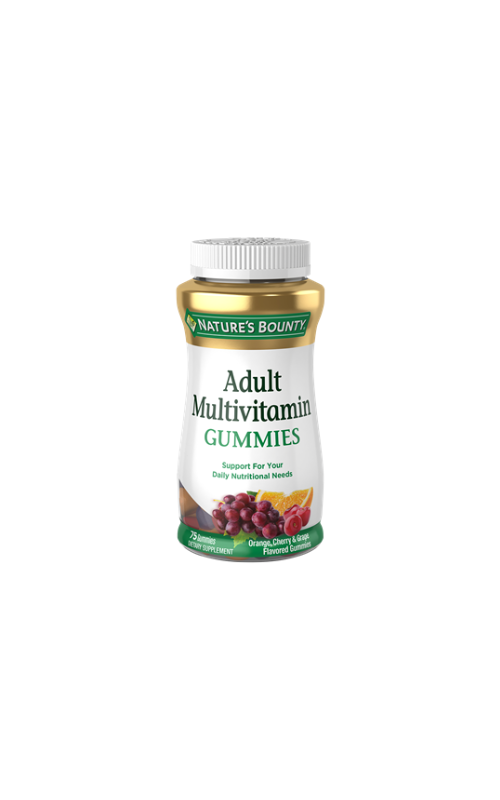 Natures Bounty Adult Multivitamin Gummies 75 Gummies 