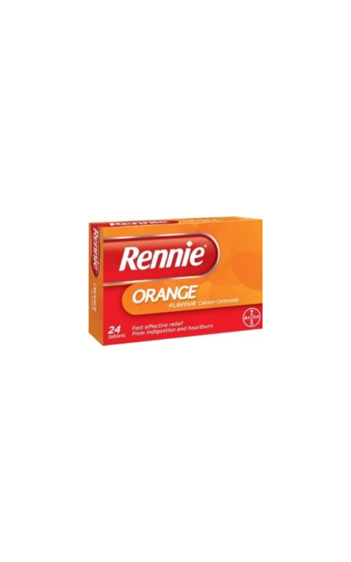 Rennie Orange 24 Tablets 