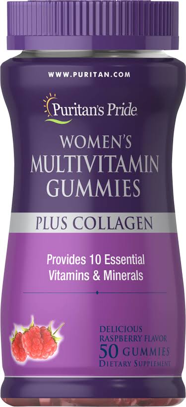 Puritans Pride Womens Multivitamin Gummies plus Collagen