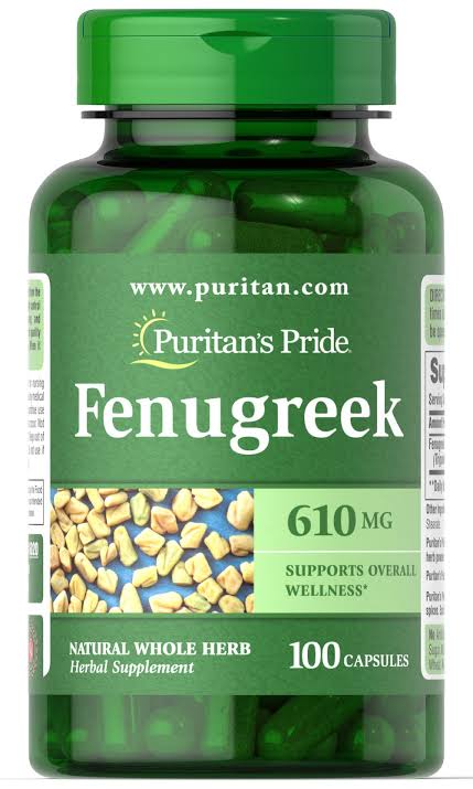 Fenugreek 610mg 100 Capsules 