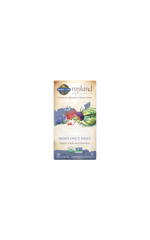 Garden Of Life mykind Organics Mens Once Daily 30 Tablets