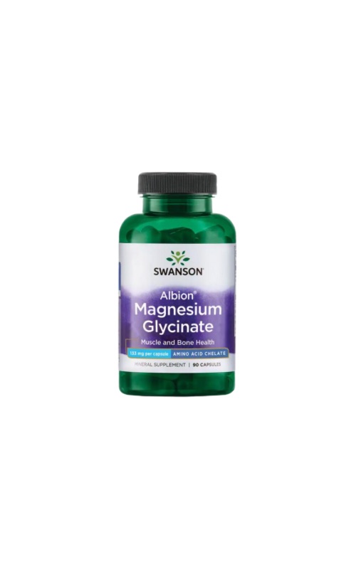 Swanson Albion Magnesium Glycinate 90 Capsules 