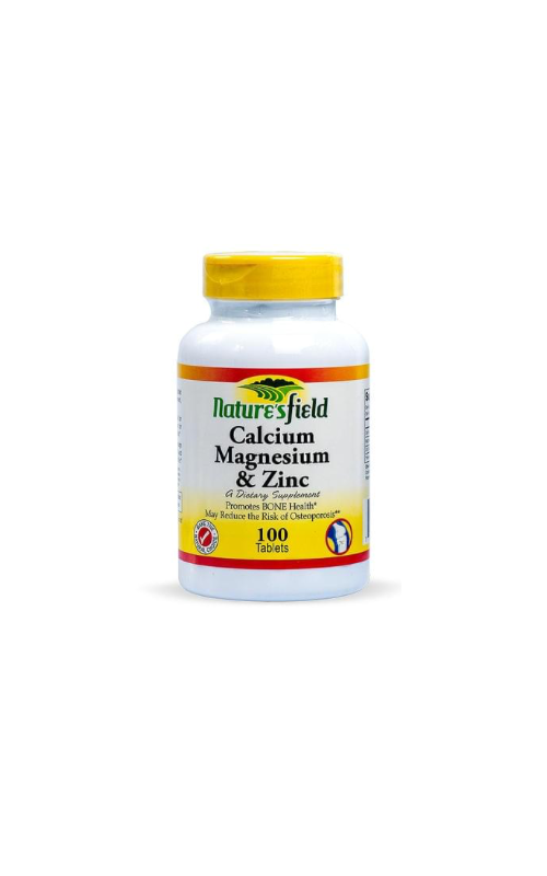 Natures Field Calcium Magnesium & Zinc 100 Tablets