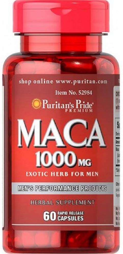 Puritan's Pride Maca 1000mg 60 Capsules