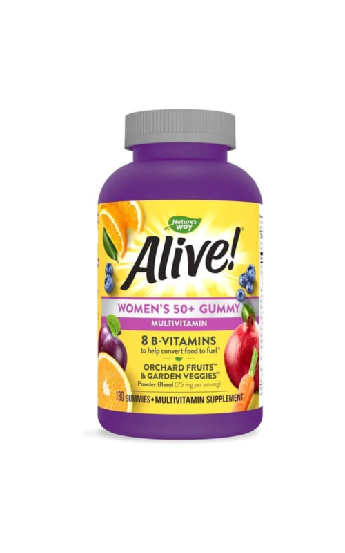 Alive! Womens 50+ Gummy Multivitamin 130 gummies 