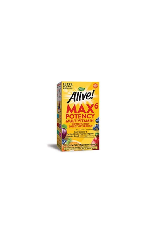 Alive! Max 6 Potency 90 Capsules 