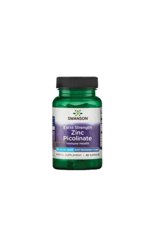 Swanson Zinc Picolinate 60 Capsules 