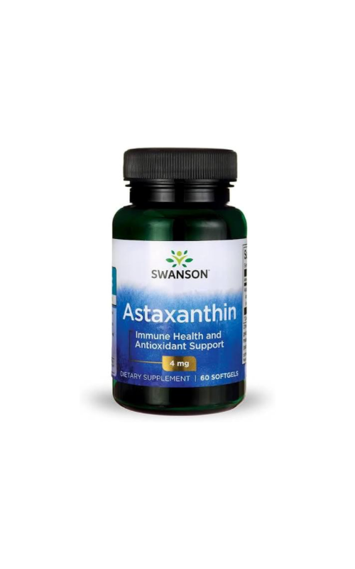 Swanson Astaxanthin 4mg 60 Softgels 