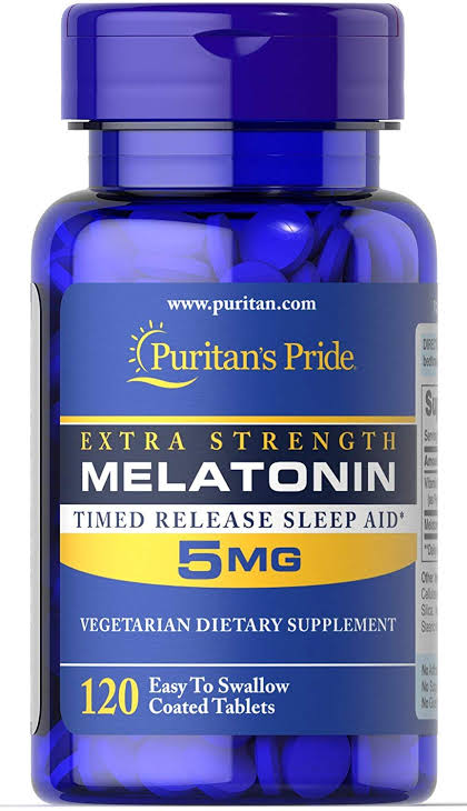 Puritan's Pride Melatonin 5mg 120  Softgel