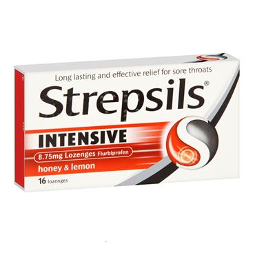 Strepsils Intensive Lozenges Honey & Lemon 8 lozenges