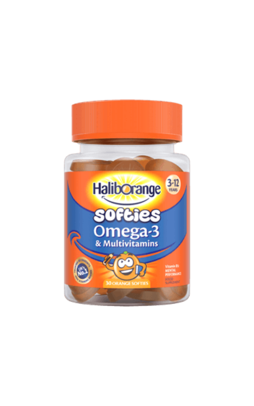 Haliborange softies Omega 3 and multivitamins  30 orange softies 