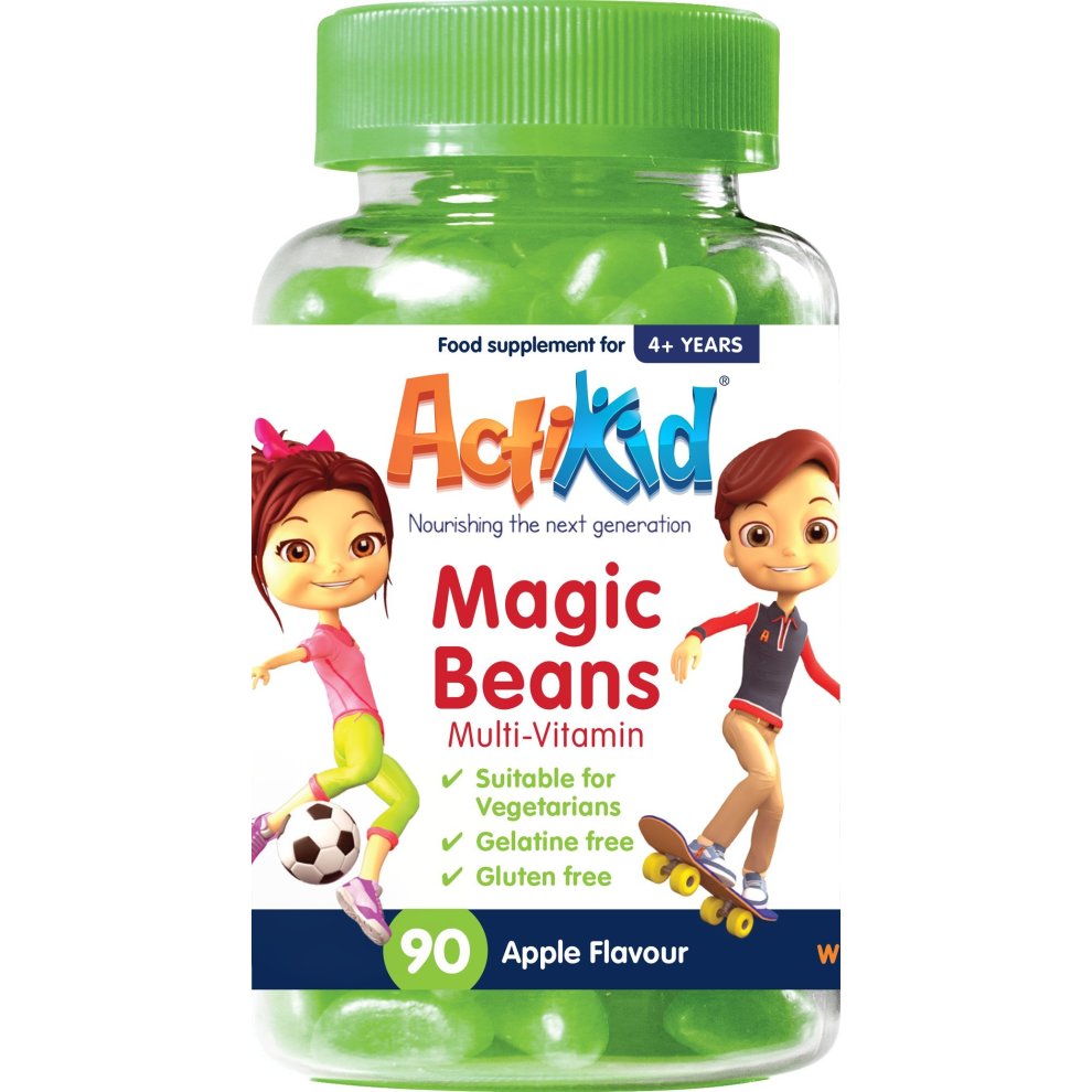 Actikids Magic Beans Multivitamin  - 90 Apple  Flavoured  softgel