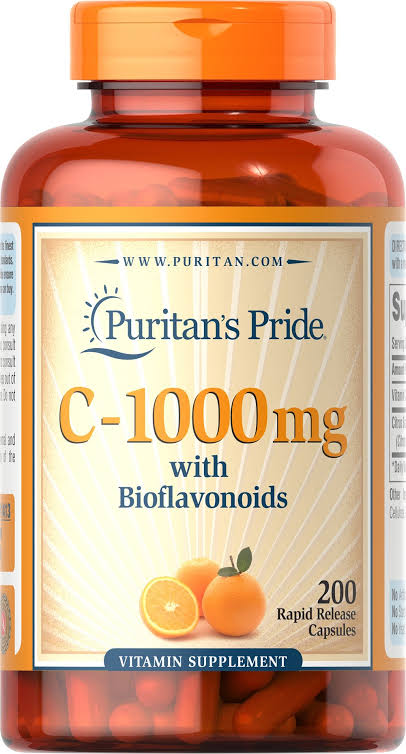 Puritans Pride Vitamin C 1000mg 100 Capsules 