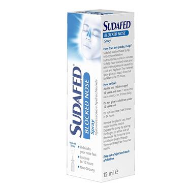 Sudafed Blocked Nose Spray