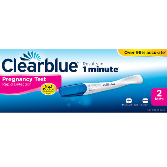  Clearblue Pregnancy Test Rapid Detection - 2 Test Pack