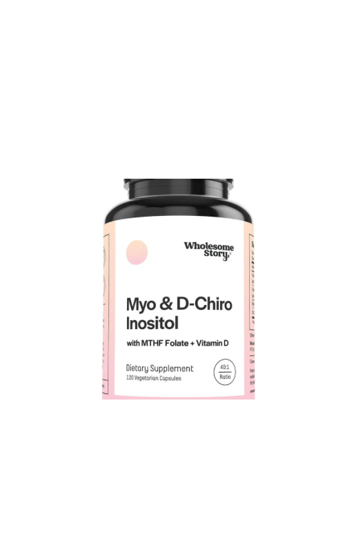 Wholesome Story Myo & D-chiro Inositol plus Folate and Vitamin D3 Capsule 