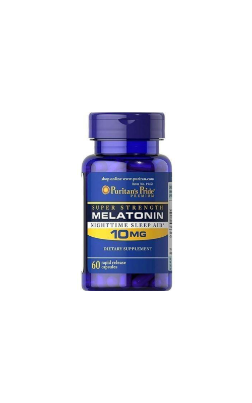 Puritans Pride Melatonin 10mg 60  Softgels 