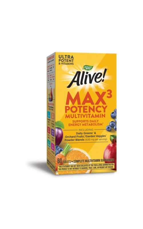 Alive! Max3 Potency Multivitamin 60 tablets