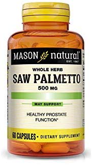 Mason Natural Saw Palmetto 500mg 60 Capsules 