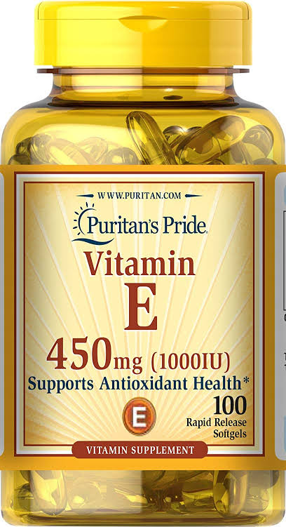 Puritan's Pride Vitamin E 1000IU 100 Softgel 