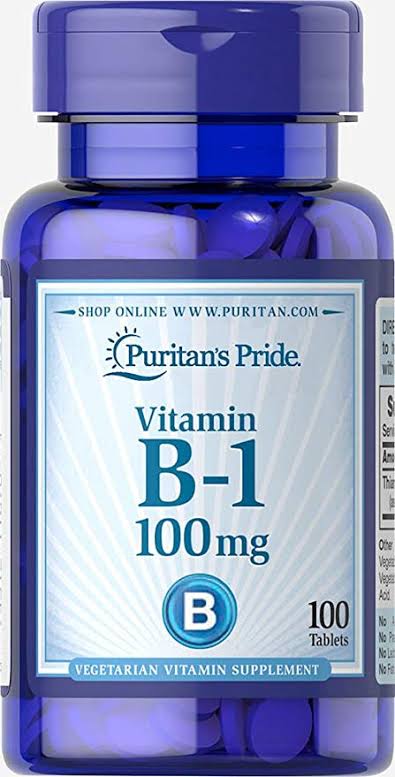 Puritans Pride Vitamin B-1 100 Tablets