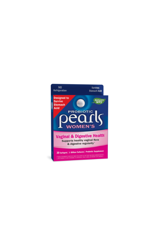 Natures Way Probiotic Pearls Womens 30 Softgels 