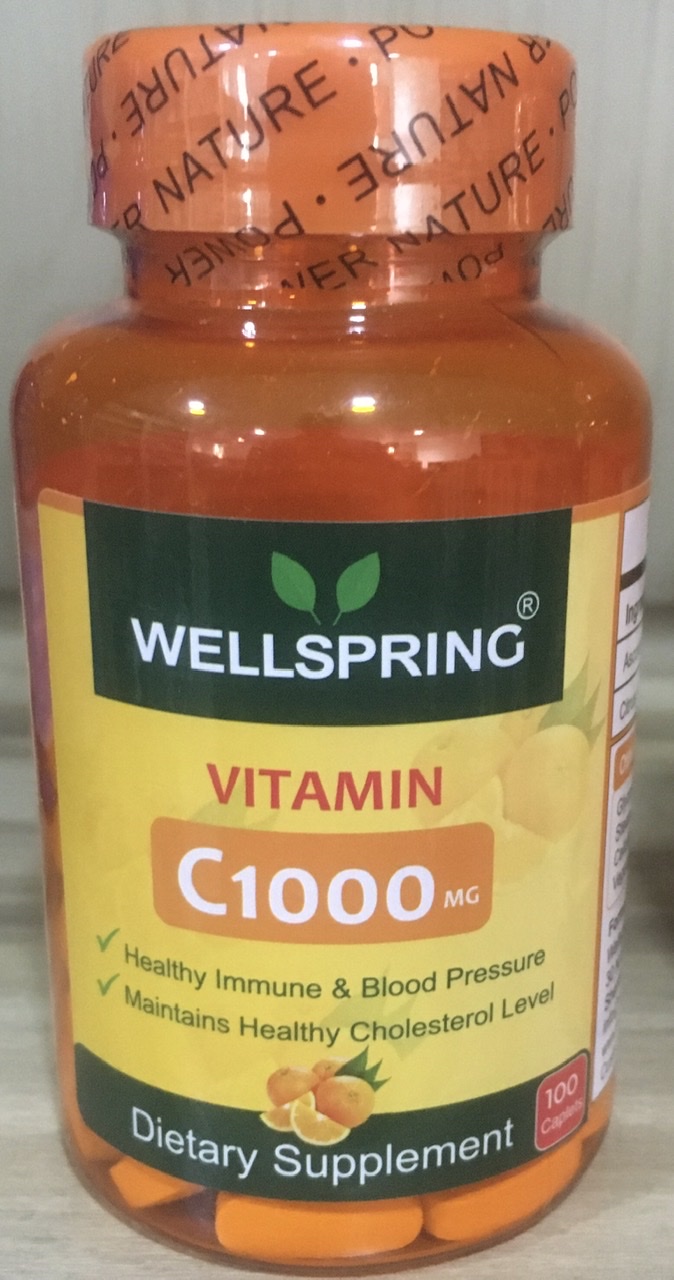 Wellspring Vitamin C 1000mg 100 Tablets