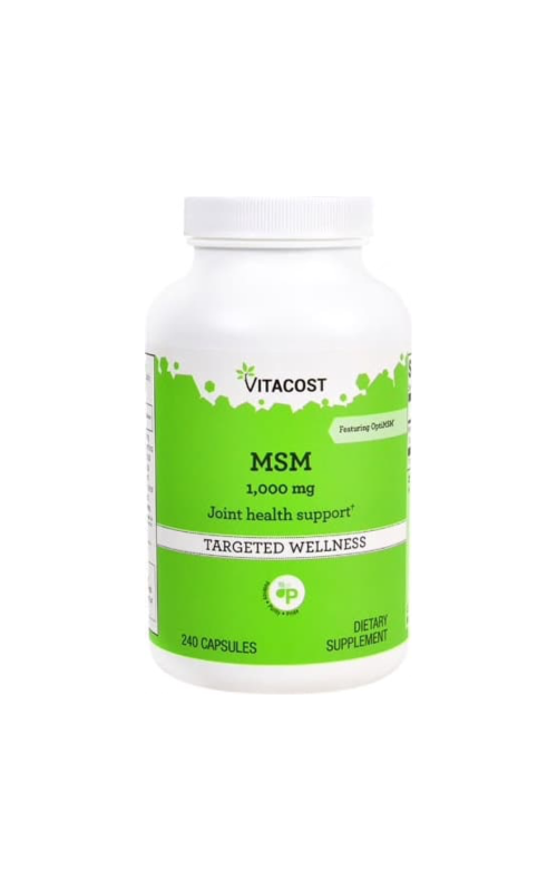 Vitacost Methylsulfonulmethane (MSM) 1500mg 120 tablets