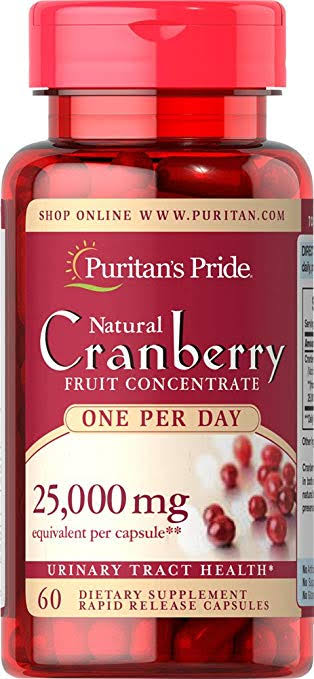 Puritans Pride One a Day Cranberry 25000mg 60 Capsules   