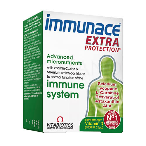 Vitabiotics Immunace  Extra Protection - 30 Tablets