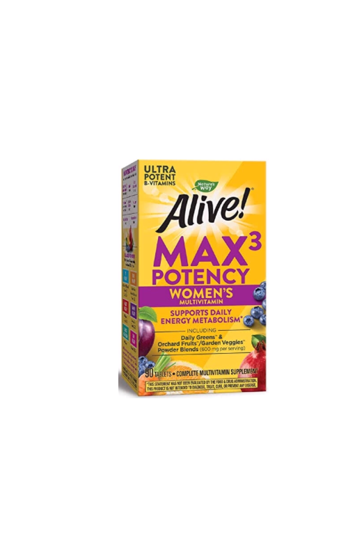 Alive! Max3 Potency Womens Multivitamin 90 Tablets 