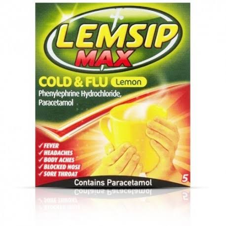 Lemsip Max Cold & Flu Lemon  10 tablets