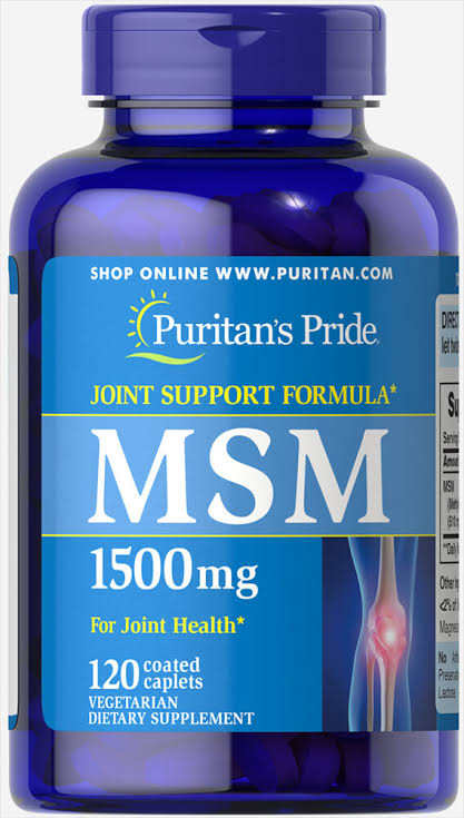 Puritans Pride MSM 1500mg 120 Caplet 