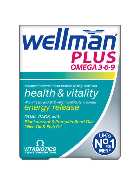 Vitabiotics Wellman Plus Omega 3 6 9 -56 Tablets