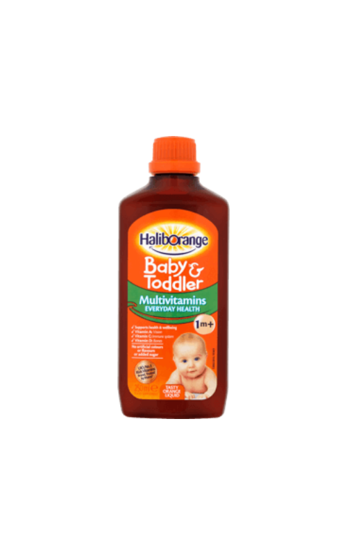 Haliborange Baby and Toddler Multivitamin Orange Liquid 250ml Tasty Orange Liquid