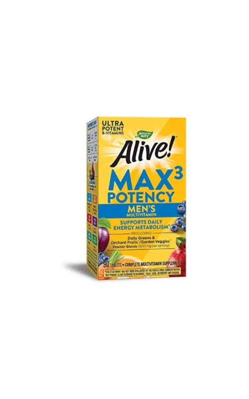 Alive! Max3 Potency Mens Multivitamin  90 tablets