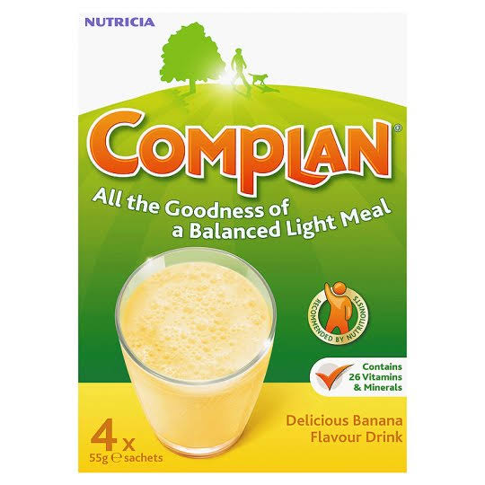 Complan Banana Nutritional Drink Sachets 