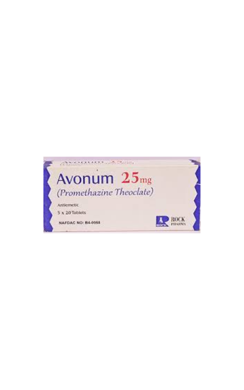 Avonum 25mg  10 Tablets